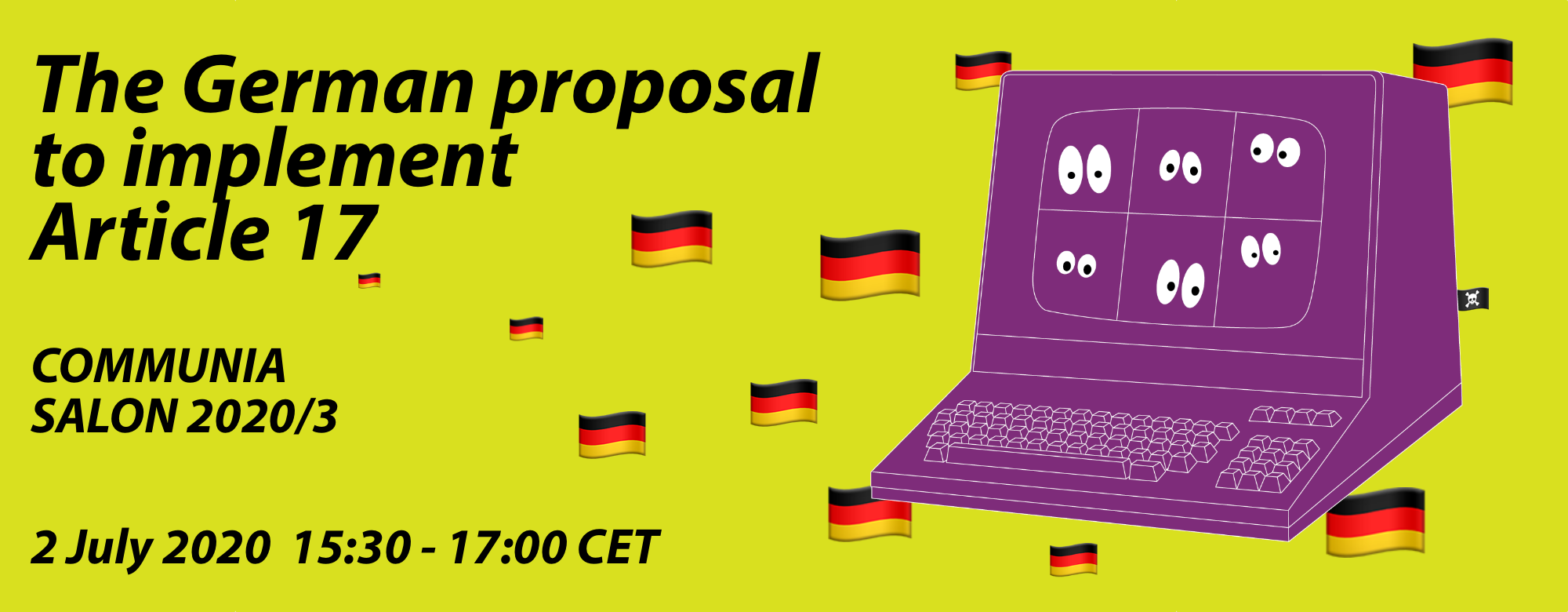 COMMUNIA Salon 2020/3: The German proposal to implement Article 17