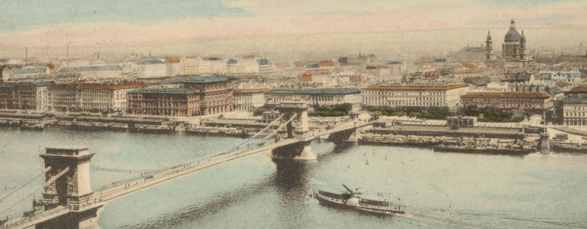 An image of a bridge in Budapest